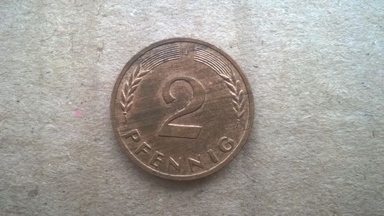 ФРГ 2 пфеннига, 1966"J". (D-89)