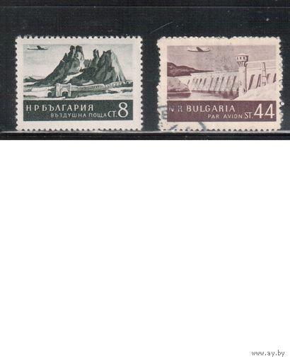 Болгария-1954, (Мих.904,909),   * / гаш.  , Ландшафты