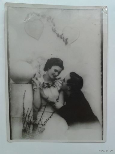 Фотооткрытка старая