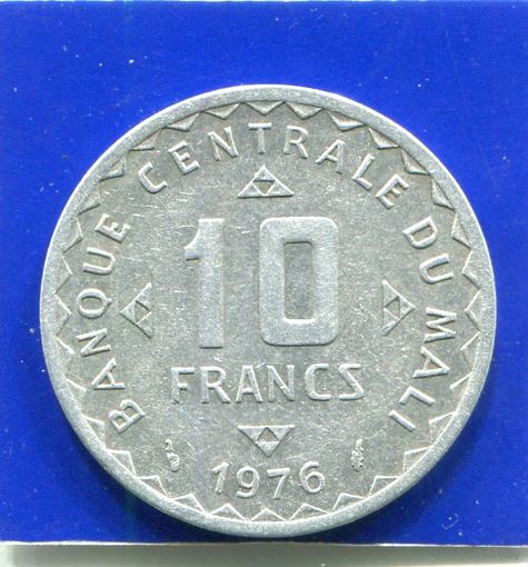 Мали 10 франков 1976 , ФАО , Рис