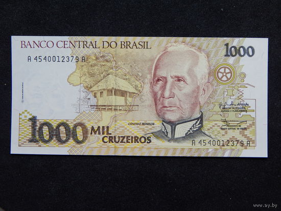 Бразилия 1000 крузейро 1990г.UNC