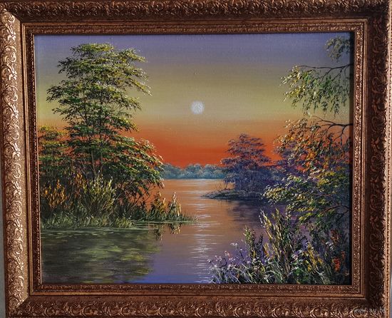 Картина маслом "Утро"