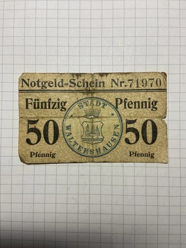 50 пфеннигов (нотгельды) г. Германия - 1312