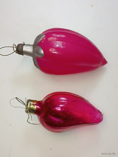 Ёлочные  игрушки ,  Перцы  из СССР .