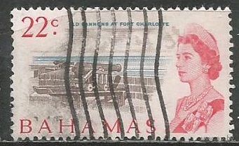 Багамы. Королева Елизавета II. Форт Шарлотта. 1967г. Mi#267.