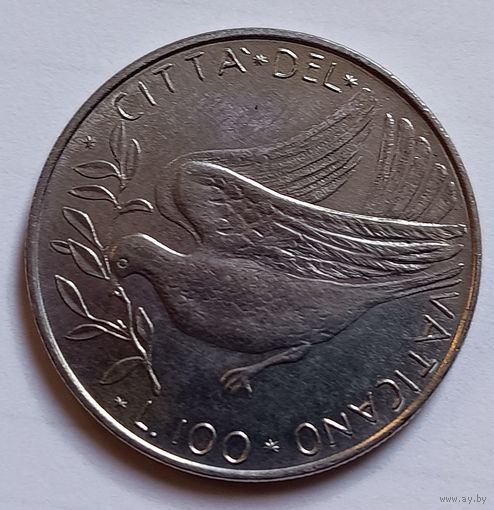100 лир Ватикан 1975