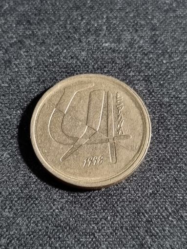 ИСПАНИЯ 5 ПЕСЕТ 1998