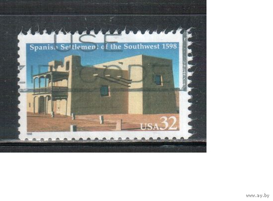 США-1998 (Мих.2983) , гаш., Испанское поселение(одиночка)(1)