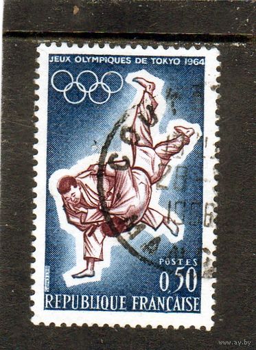 Франция.Спорт.Дзюдо.Олимпийские игры. Токио. 1964.