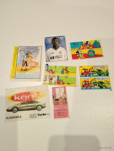 Вкладыши разные лот