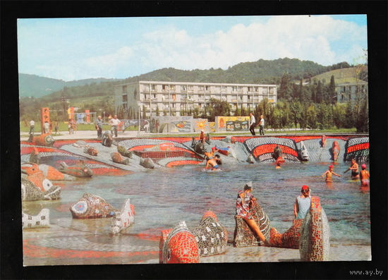 Панов В. Адлер. Пансионат Адлер. 1979 год. Чистая #0146-V1P73