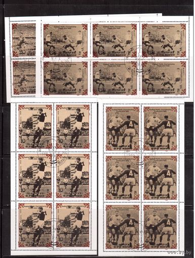 КНДР-1985,(Мих.2643-2646)   гаш., 4 м/л ,Спорт,ЧМ-86 по футболу