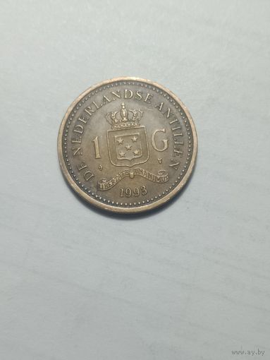Антильские острова  1 гульден 1993 года .