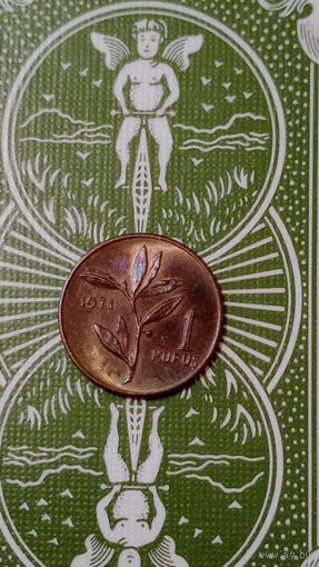 Турция 1 куруш 1971