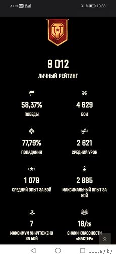 Аккаунт мир танков