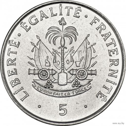 Гаити 5 сантимов, 1997 UNC