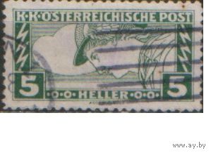 Газетная экспресс-марка из серии 1917г. Австрия "Меркурий"