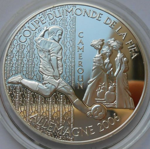 Центральная Африка (BEAC) 1000 франков 2004 год  KM#23  "Чемпионат мира по футболу 2006"
