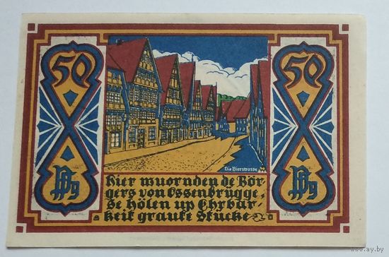 Германия, Нотгельд Osnabruck 50 Пфеннингов 1921 --199