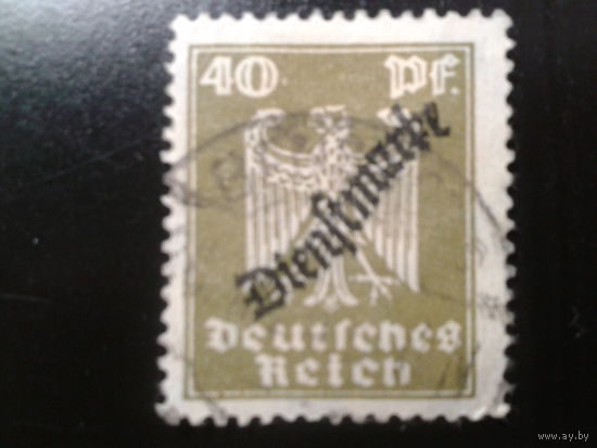 Германия 1924 надпечатка