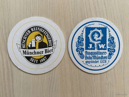 Подставка под пиво Munchner Bier No 1