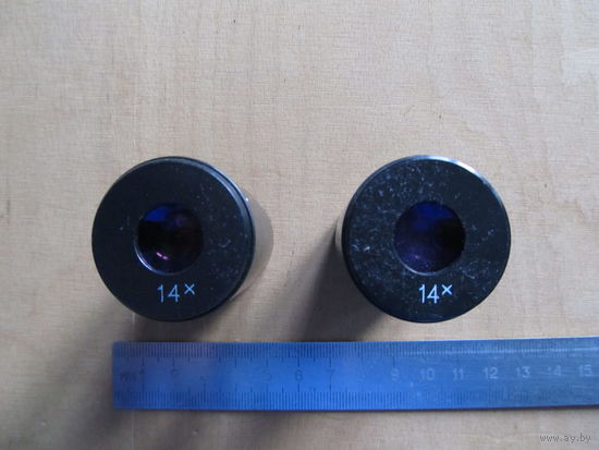 Окуляры для микроскопа МБС-9 (пара 14х)