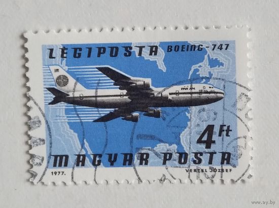 Венгрия.1977.самолет