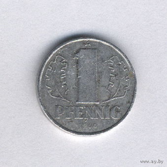 Германская Демократическая Республика, 1 пфенниг 1960 г.