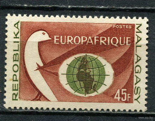 Малагасийская республика - 1964 - Европейско-африканский союз - [Mi. 522] - полная серия - 1 марка. MNH.  (Лот 44HY)-TG3P47