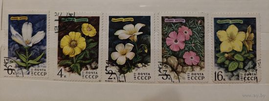 РАСПРОДАЖА КОЛЛЕКЦИИ. СССР, марки "цветы"