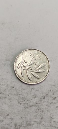 Мальта 2 цент 1991