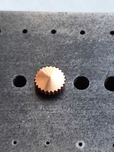 Новая Позолоченная Заводная Головка диаметр 5 мм на Часы СССР.