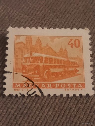 Венгрия 1963. Городской транспорт. Автобус