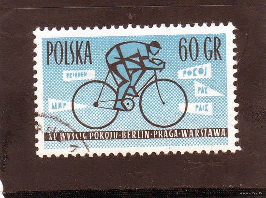 Польша.Велоспорт. 15 велогонка мира.1962.