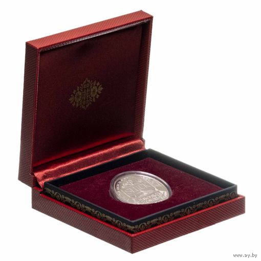 1 рубль 2013 Республика Беларусь Слуцкие пояса. Метки В капсуле, в подарочном футляре пруф-лайк