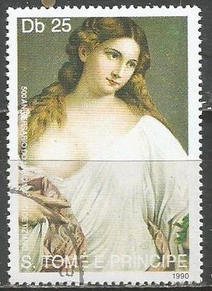 Сан Томе и Принсипи. Тициан. Флора. 1990г. Mi#1219.