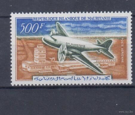 [640] Мавритания 1963. Авиация.Самолет. Одиночный выпуск. MNH. Кат.13 е.
