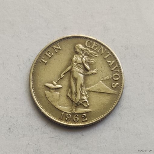Филиппины 10 сентаво 1962 г.