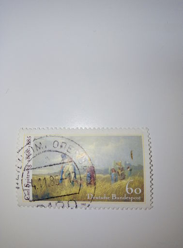 Германия 1985 г. Столетие смерти Карла Шпицвега. 60