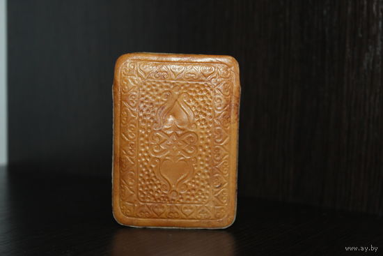 Винтажный футляр, кожзам,  для игральных карт, из СССР.