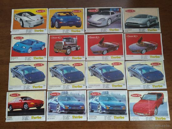 Вкладыши Турбо TURBO Желтые 261-330 тонкая серебристая рамка Цена за штуку от 5р