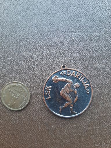 Спортивная медалька, Латвия