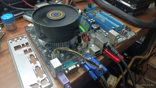 Материнская плата (775 сокет на DDR3) + ОЗУ + Процессор
