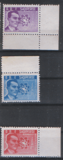 АЛБ. М. 576/77. 1959. Французский физик-ядерщик П. Жолио-Кюри. Планетарная модель атома.ЧиСт.