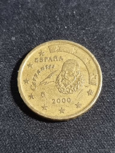 Испания 10 евроцентов 2000