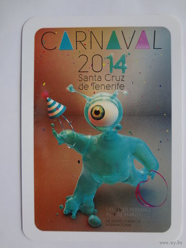 Календарик 2014 г. CARNAVAL. Новая туристическая система.