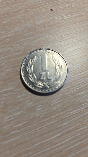 Польша 1 злотых 1988 год