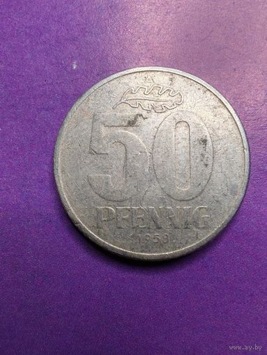 Германия ГДР 50 пфеннигов 1958 А