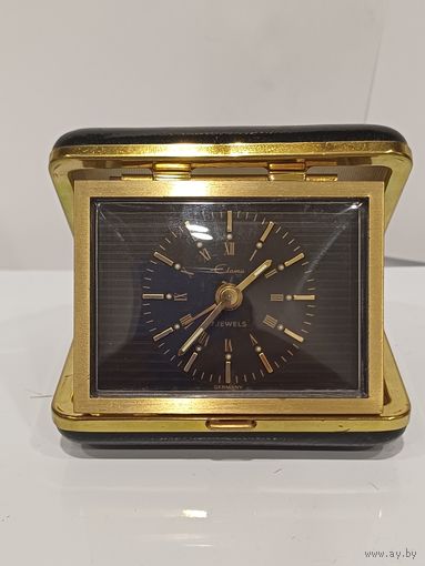 Все лоты с 1р.Elama Немецкие дорожные часы тикают