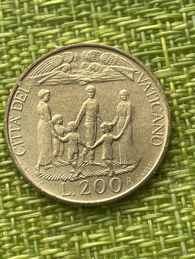 Ватикан 200 лир 1996 г